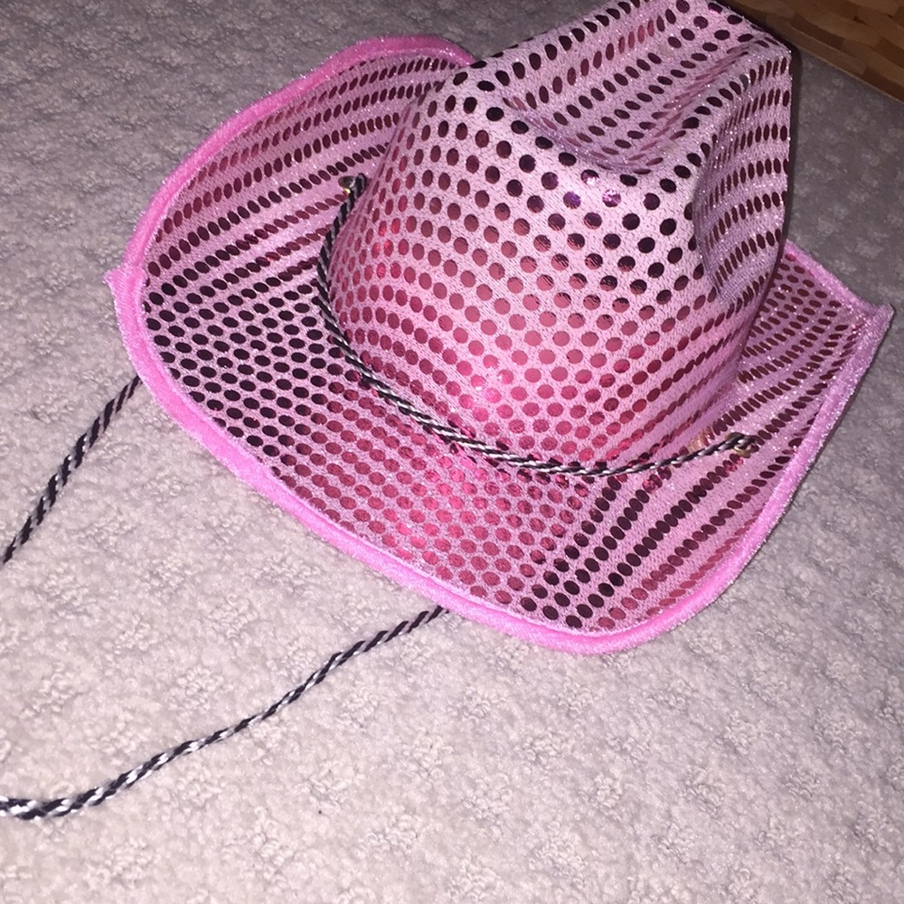 pink cowgirl hat